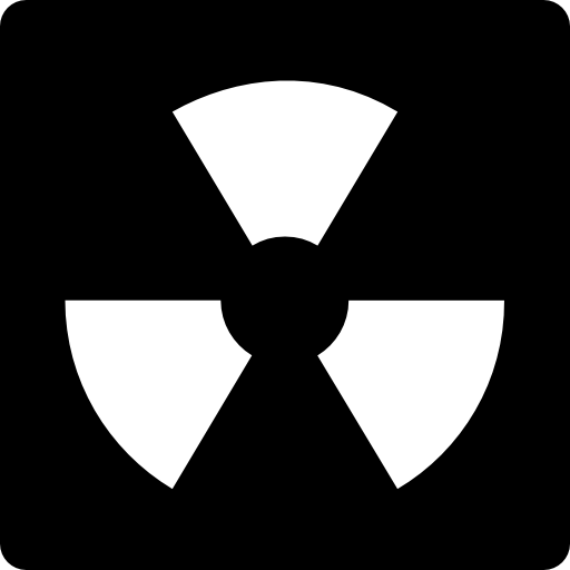Radiation Vector Market Fill icon