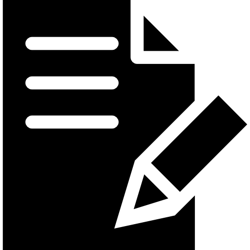 Contract Vector Market Fill icon