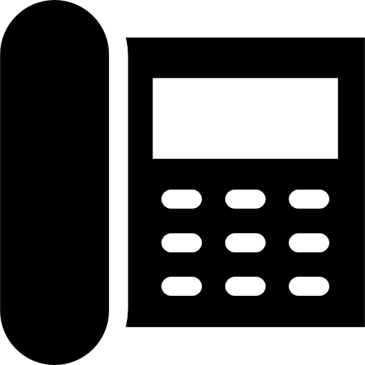 teléfono Vector Market Fill icono