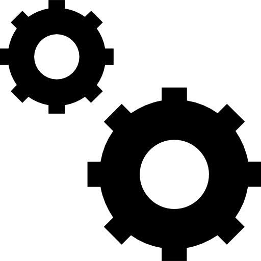 configuraciones Vector Market Fill icono