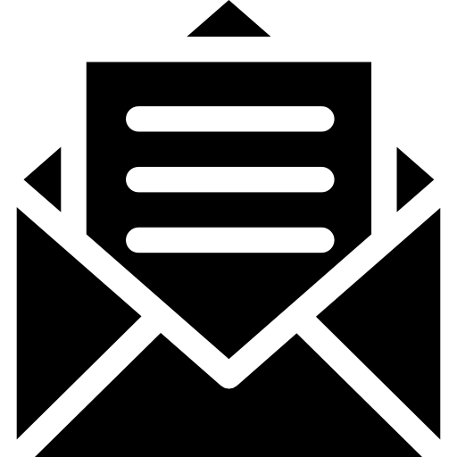 Электронное письмо Vector Market Fill иконка