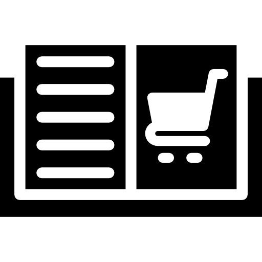 tienda online Vector Market Fill icono