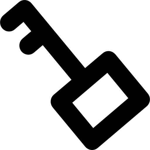 llave Vector Market Fill icono