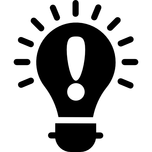 Light bulb Vector Market Fill icon