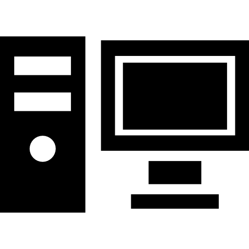 komputer Vector Market Fill ikona