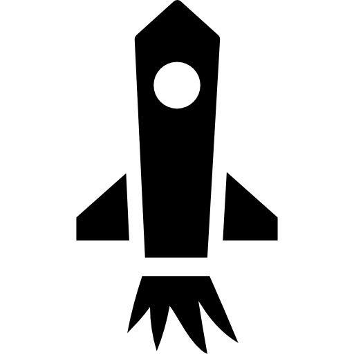Rocket Vector Market Fill icon