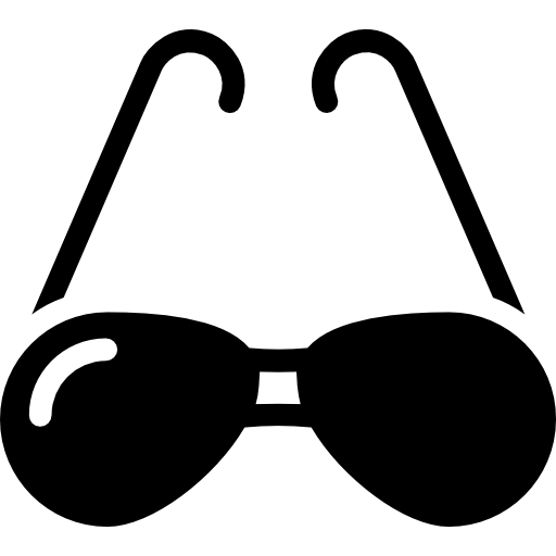 occhiali da sole Vector Market Fill icona