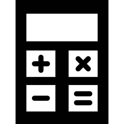 taschenrechner Vector Market Fill icon