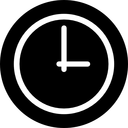 relógio Vector Market Fill Ícone