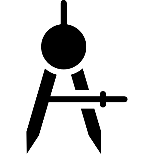 brújula Vector Market Fill icono