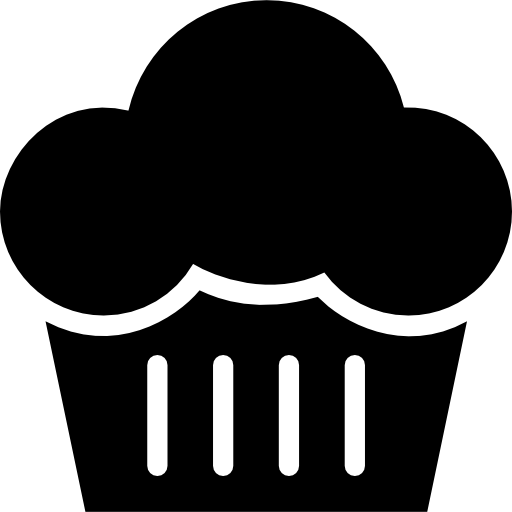 Muffin Vector Market Fill icon