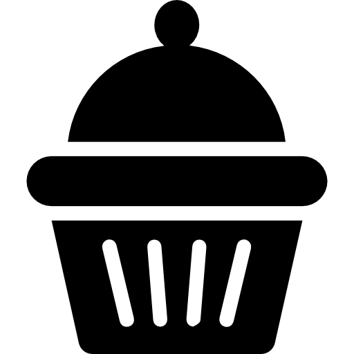 cupcake Vector Market Fill Icône