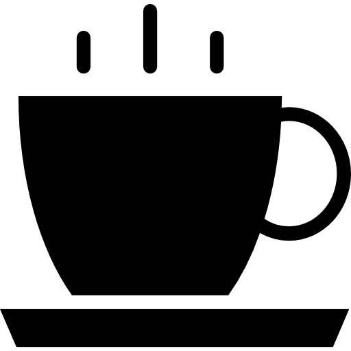 filiżanka kawy Vector Market Fill ikona