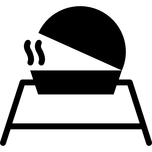 barbecue Vector Market Fill Icône
