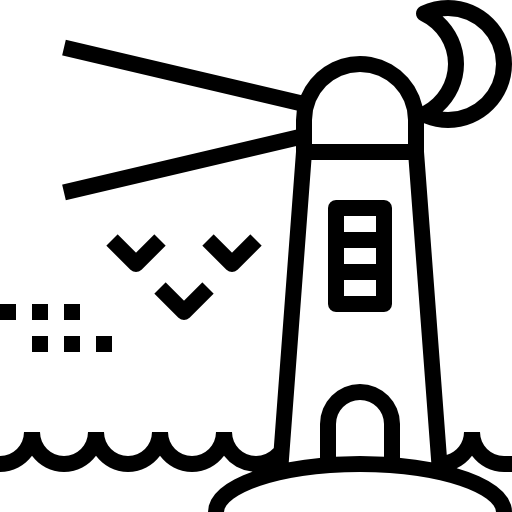 latarnia morska Becris Lineal ikona