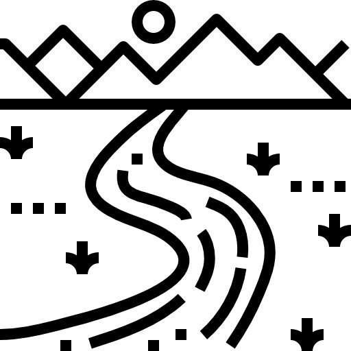 rzeka Becris Lineal ikona