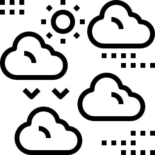 nuvens Becris Lineal Ícone