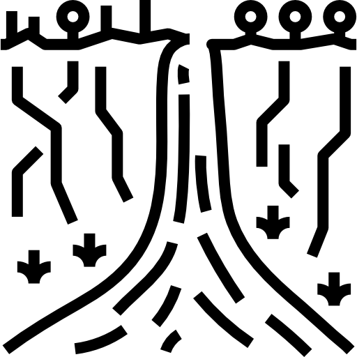 cascada Becris Lineal icono