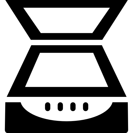 escáner Vector Market Fill icono