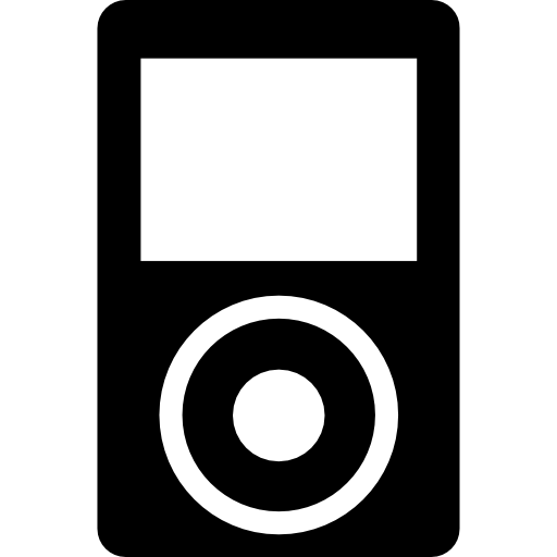 reprodutor de música Vector Market Fill Ícone