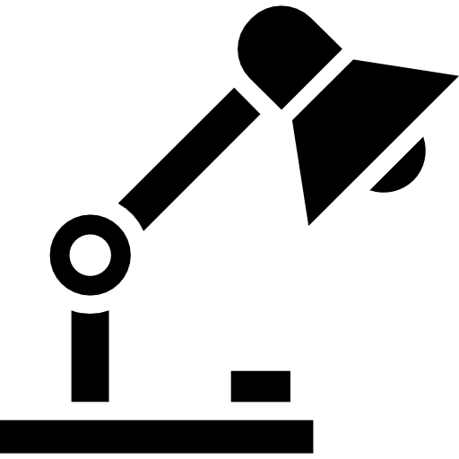 デスクランプ Vector Market Fill icon