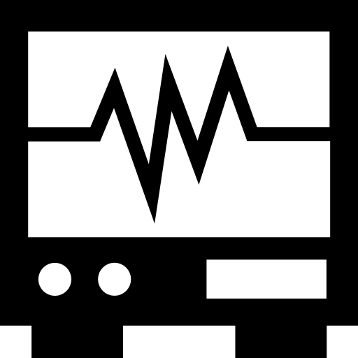 Cardiogram Vector Market Fill icon