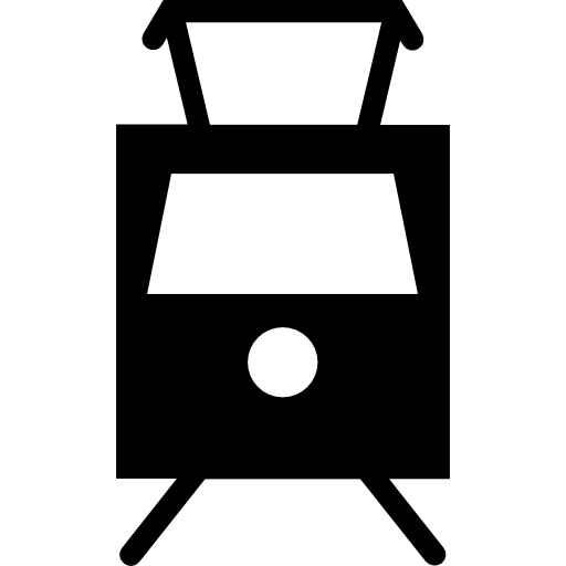 Tram Vector Market Fill icon