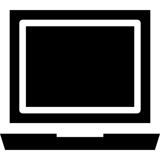 Laptop Vector Market Fill icon