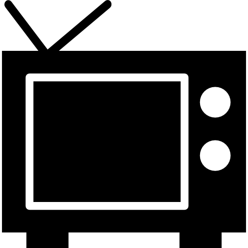 televisione Vector Market Fill icona
