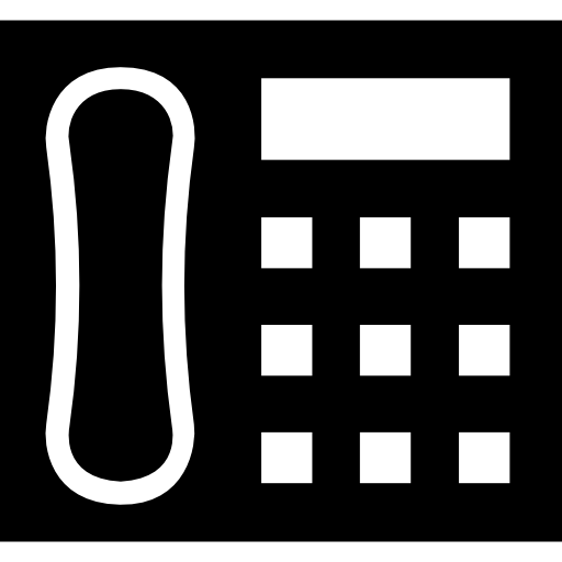 Telephone Vector Market Fill icon