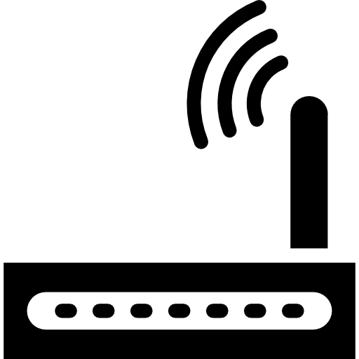 router Vector Market Fill icona