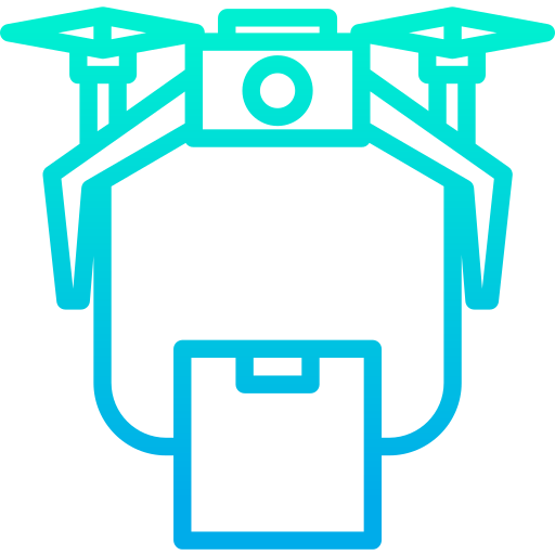 Drone Kiranshastry Gradient icon