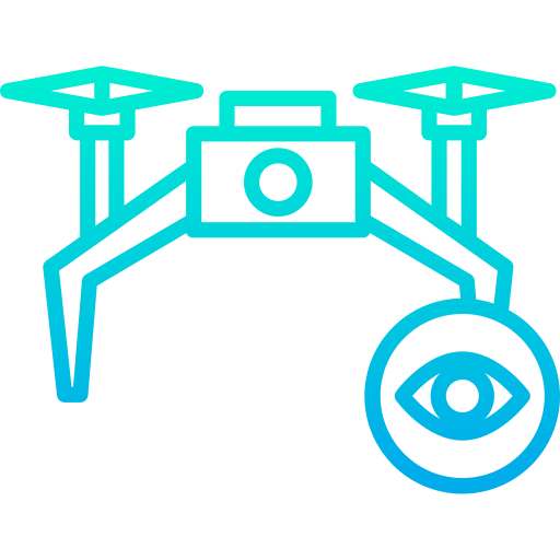 Drone Kiranshastry Gradient icon