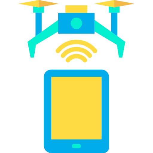 drone Kiranshastry Flat icona