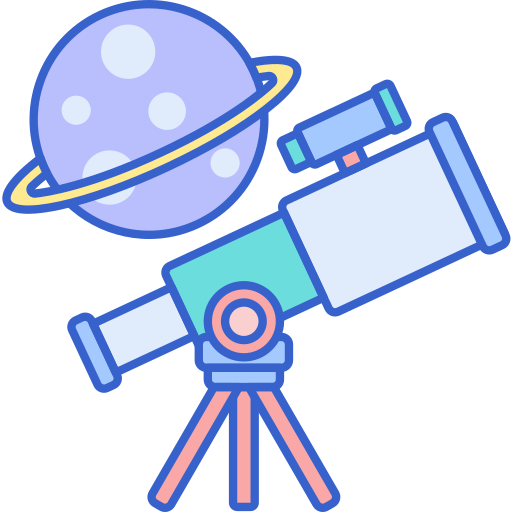 Astronomía Flaticons Lineal Color icono