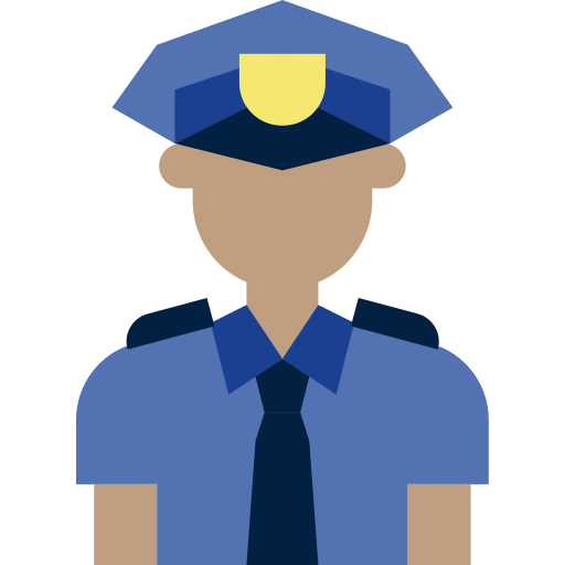 poliziotto Winnievizence Flat icona