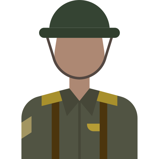 Żołnierz Winnievizence Flat ikona