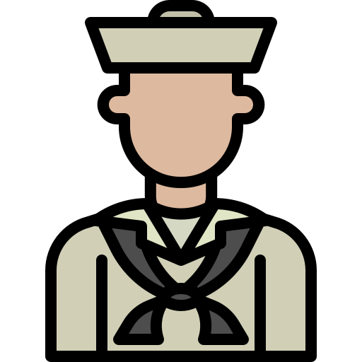 marynarz Winnievizence Lineal color ikona