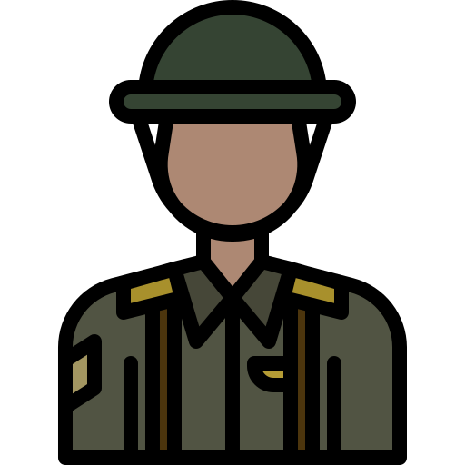soldat Winnievizence Lineal color Icône