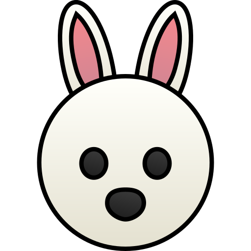 konijn Generic gradient lineal-color icoon