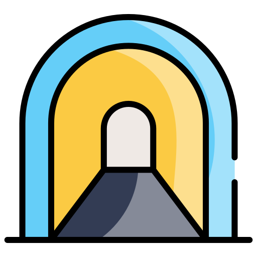 túnel Generic color lineal-color icono