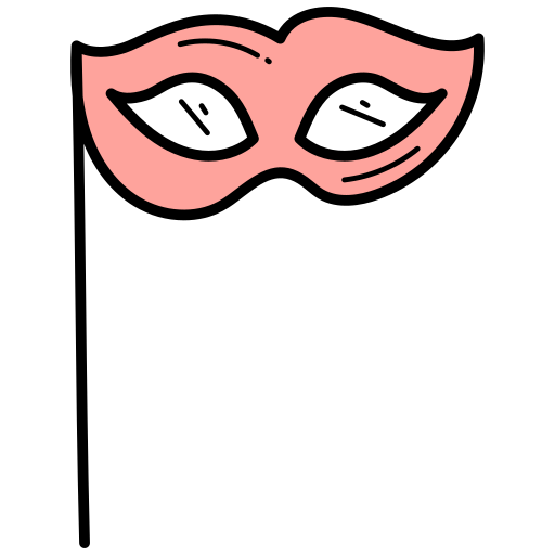 oogmasker Generic color hand-drawn icoon