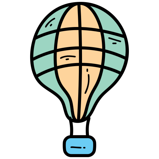 heißluftballon Generic color hand-drawn icon