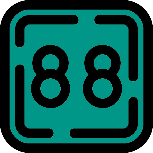 Eighty eight Generic color lineal-color icon