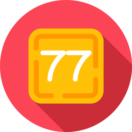 Seventy seven Generic color fill icon