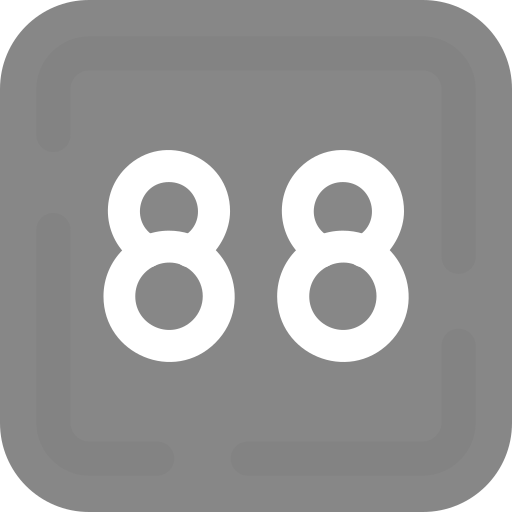 Eighty eight Generic color fill icon