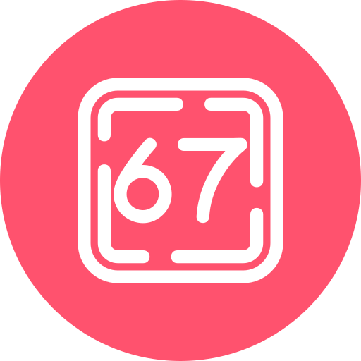 Sixty seven Generic color fill icon