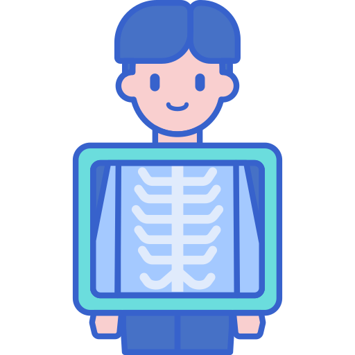 X rays Flaticons Lineal Color icon