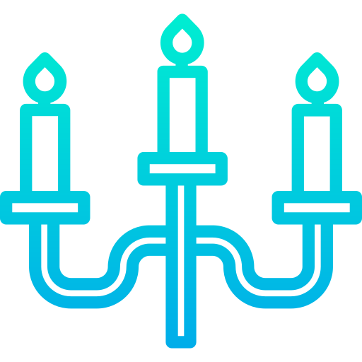 촛대 Kiranshastry Gradient icon