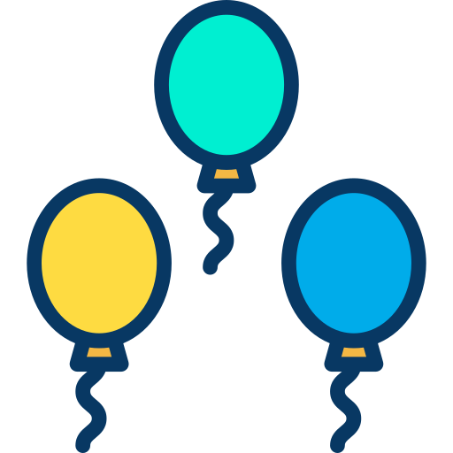 palloncini Kiranshastry Lineal Color icona